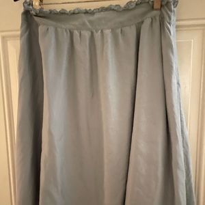 Burberry silk light blue skirt size 42 us 6-8